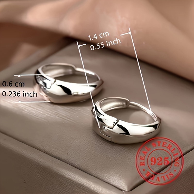 Women's 925 Sterling Silver Round Pendant Stud Earrings with Gemstones
